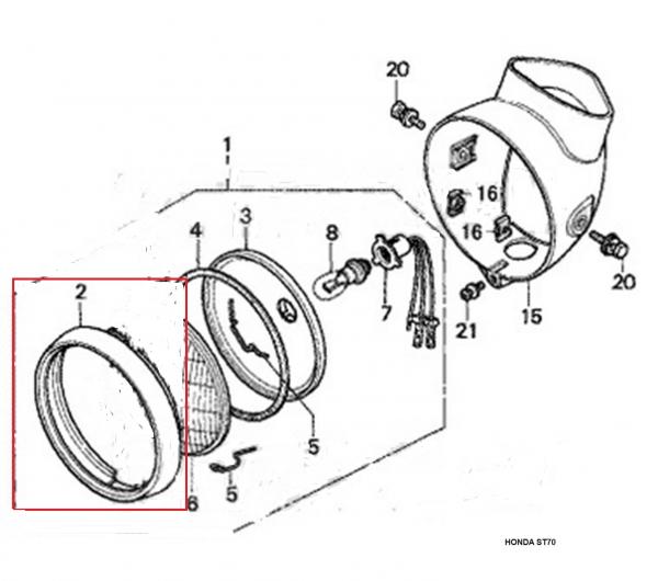 LAMPENZIEHRING HONDA 33100-130-611